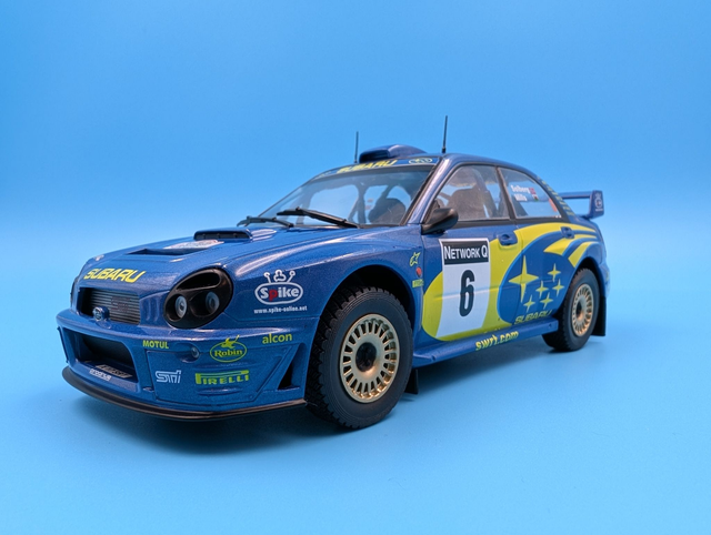 Subaru Impreza Rally of Great Britain år 2001- Skala - 1:24