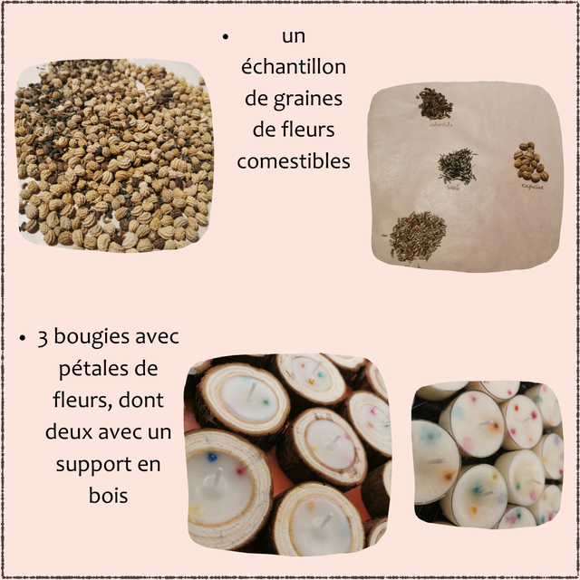 C. Une fleur contre un sourire #1