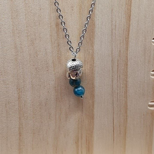 Pendentif Apatite bleue