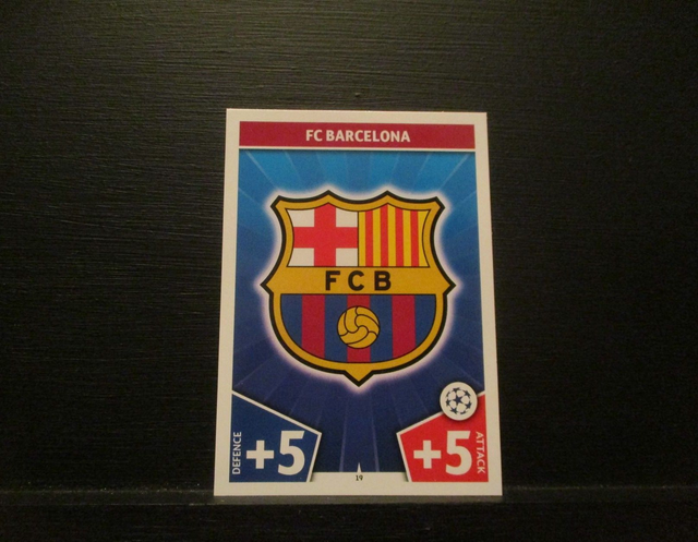 Fc Barcelona - UEFA Champions League Match Attax 2017/18 Original Trading Card #19