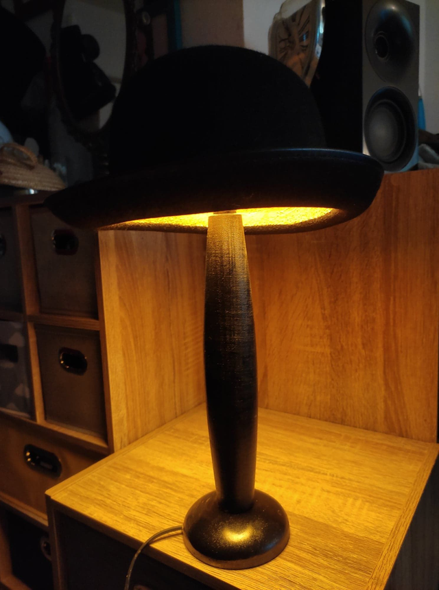 lampe chapeau melon