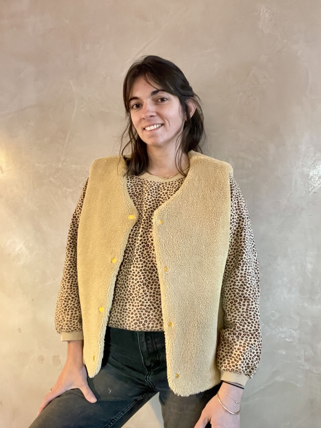 Gilet Sherpa Femme