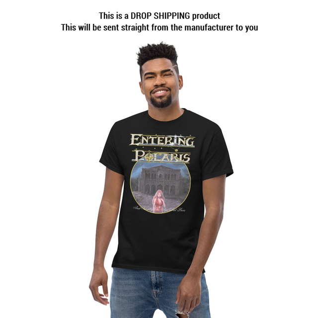 Entering Polaris - And Silently The Age Did Pass black unisex t-shirt