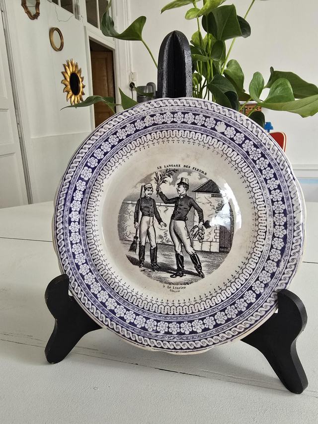 Assiette parlante H.B Choisy-le-roi 