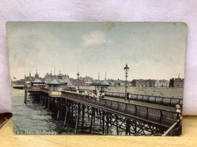 The Pier, St. Annes, Lancashire, Posted 1907, The St. Anne's Printing Co. Ltd Vintage postcard. Our Ref No. R536 £2.50