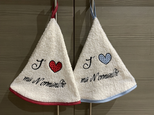 fichier broderie J'aime ma Normandie en 2 tailles / 11 formats