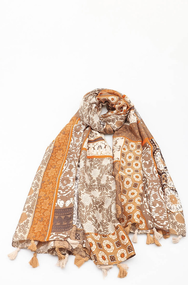 Écharpe imprimé multiple 