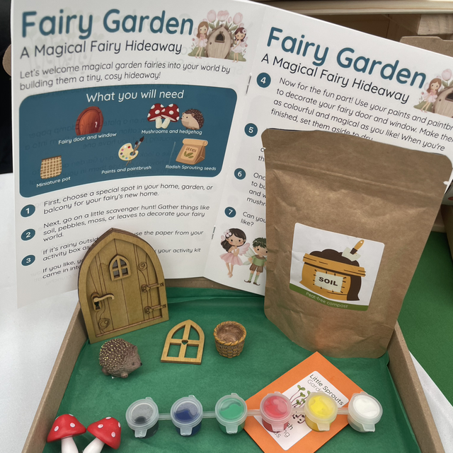 Fairy Garden Craft and Nature Activity Box for Children