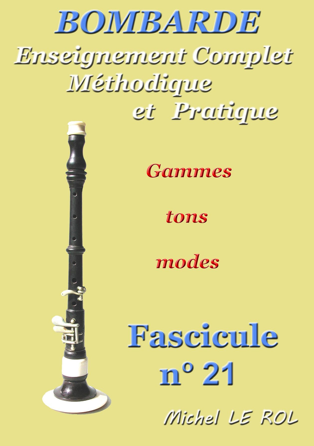 Fascicule 21 Gammes - tons et modes