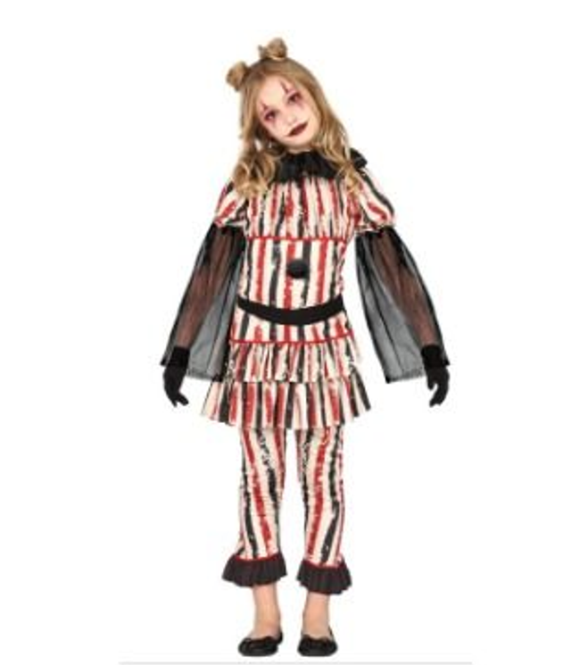 HALLOWEEN , 77404 HORROR CLOWN GIRL 7 9 ANNI