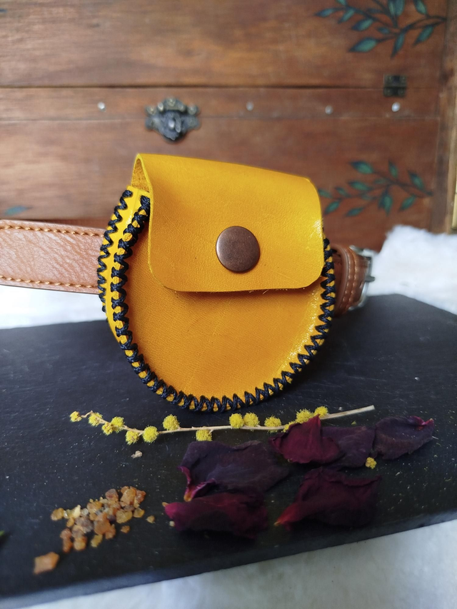 Pochette de ceinture Jaune 