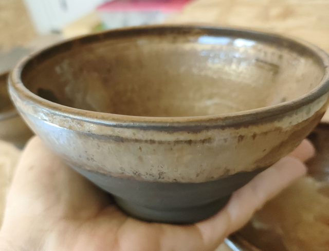 Bols en grès – Tons bruns dorés – Faits main – Lot ou à l’unité