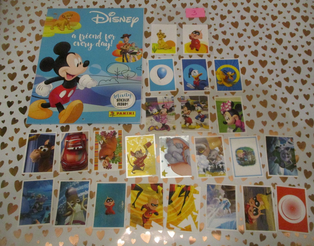 Disney EMPTY Sticker Book &amp; Selection Of Stickers (3)