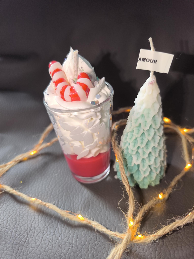 Bougie mini de Noël 