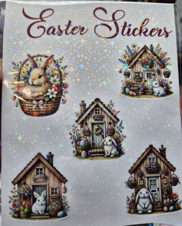 Easter sticker sheet