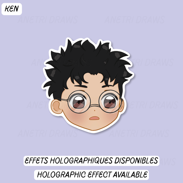 Sticker visage mignon Dandadan | Ken TAKAKURA