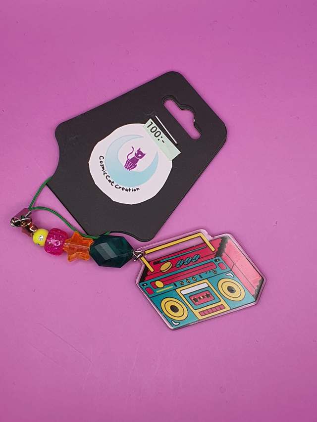 Phonecharm Retro Boombox 