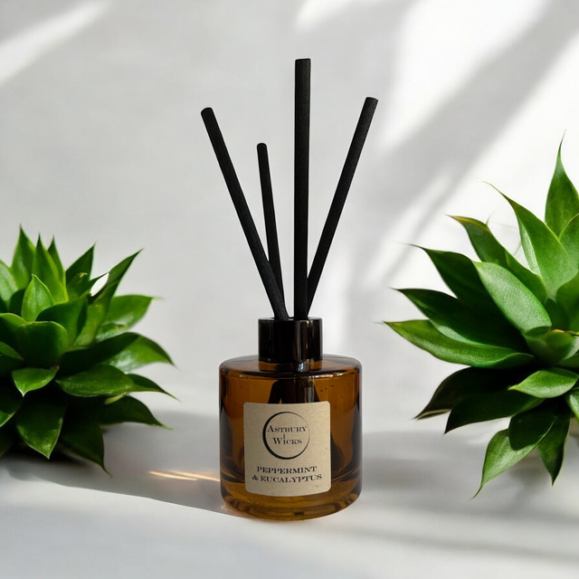 Peppermint &amp; Eucalyptus Reed Diffuser ~ 100g