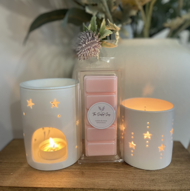 Sakura Blossom &amp; Patchouli - Wax Melt Snap Bar