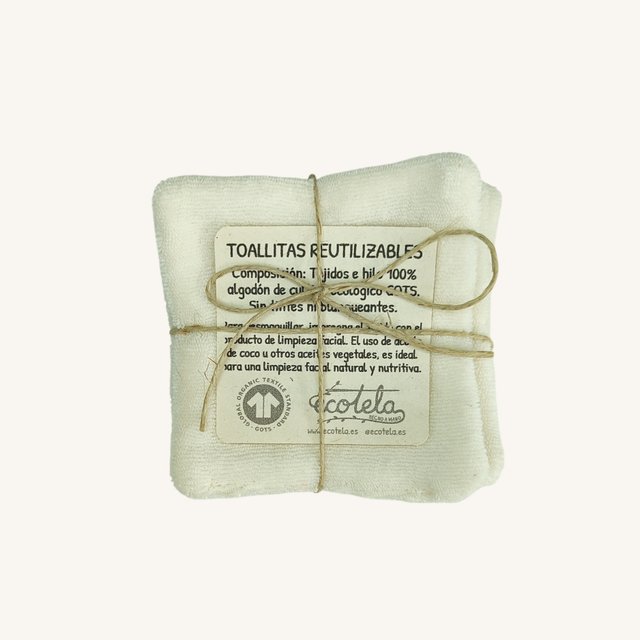 Pack 4 toallitas. Sin tintes