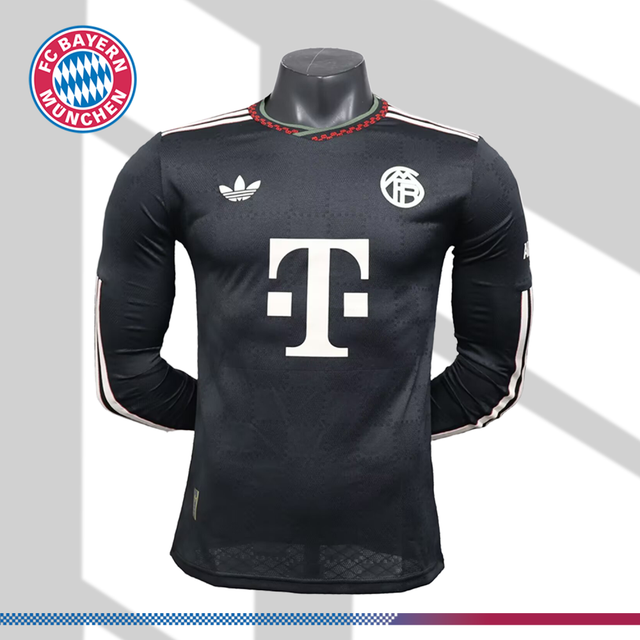 Bayern 25/26 long sleeve third shirt players version (Players version recommended 1 size larger than usual)