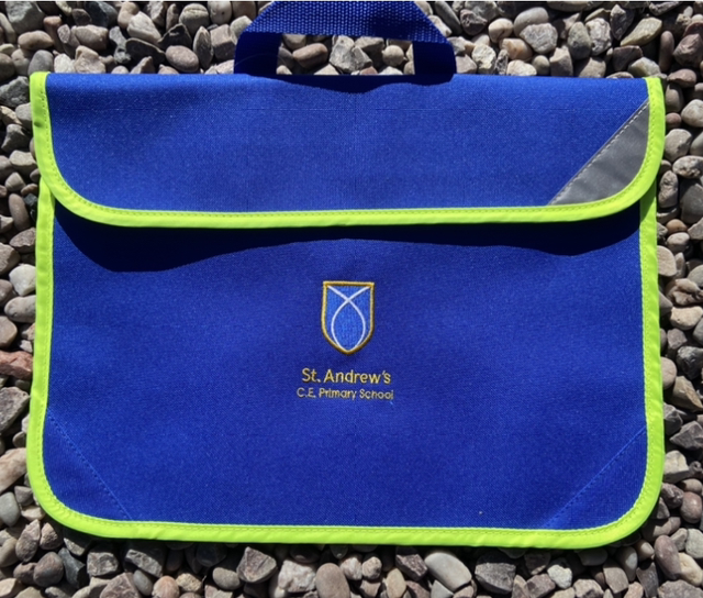 St Andrew’s hi viz book bag 