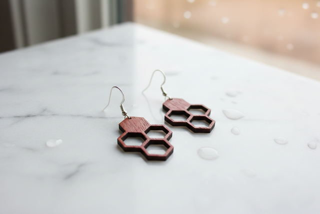 BOUCLE D'OREILLE N°6 : Ruche #3