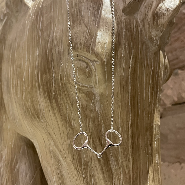 Silver Snaffle Necklace 