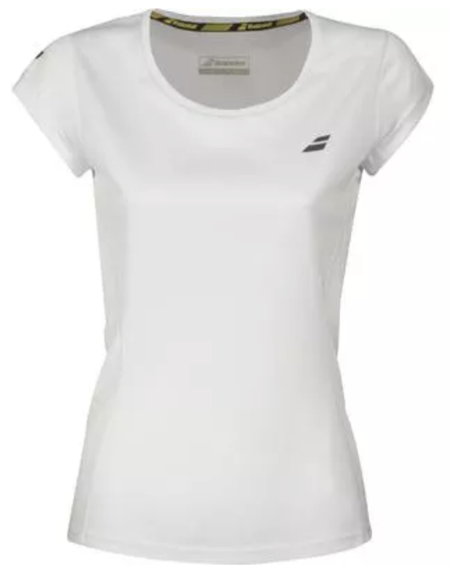 Babolat Core Flag Club T-Shirt - White  RRP £25