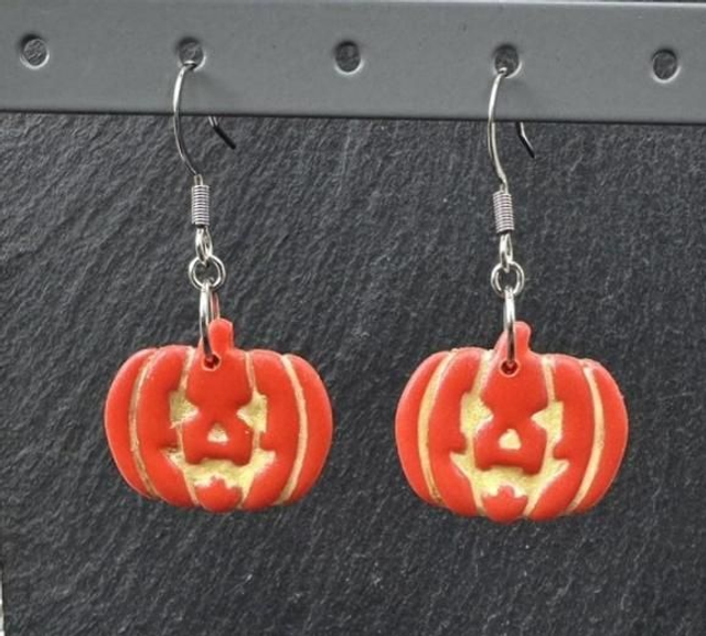 Boucles d&#039;oreilles citrouilles 