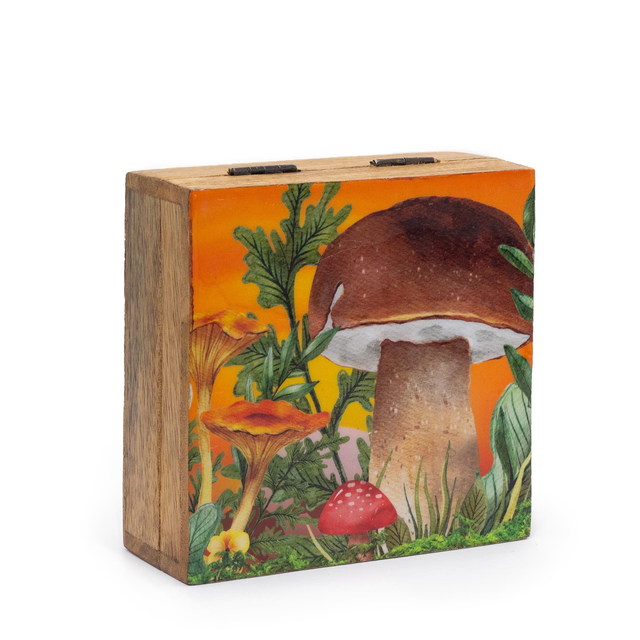 Mushroom Storage Box - Orange 