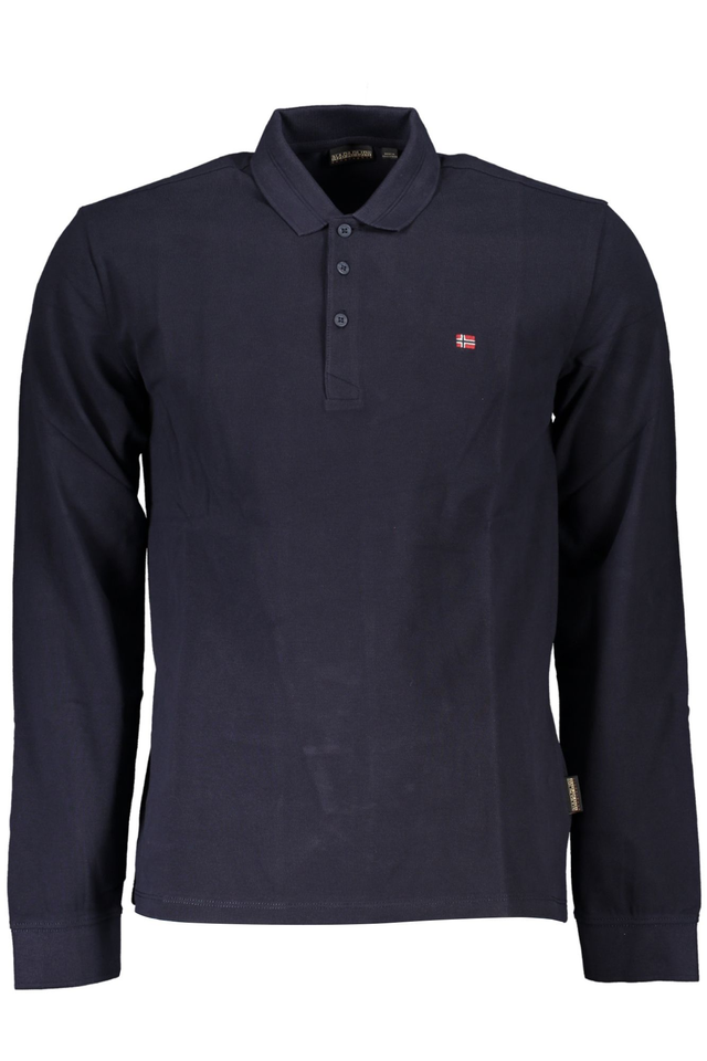 NAPAPIJRI POLO MANICHE LUNGHE UOMO BLU