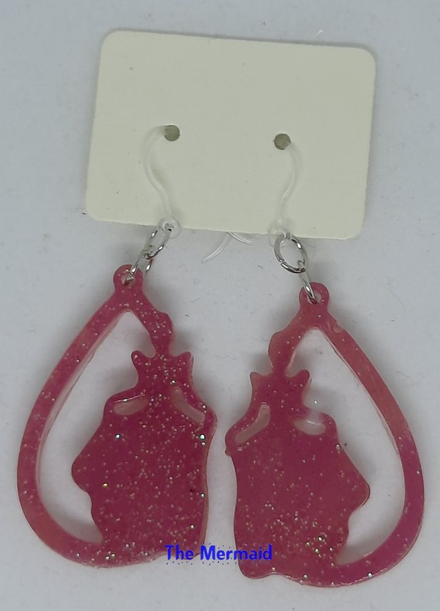 resin prinses oorbellen (verschillende setjes verkrijgbaar)