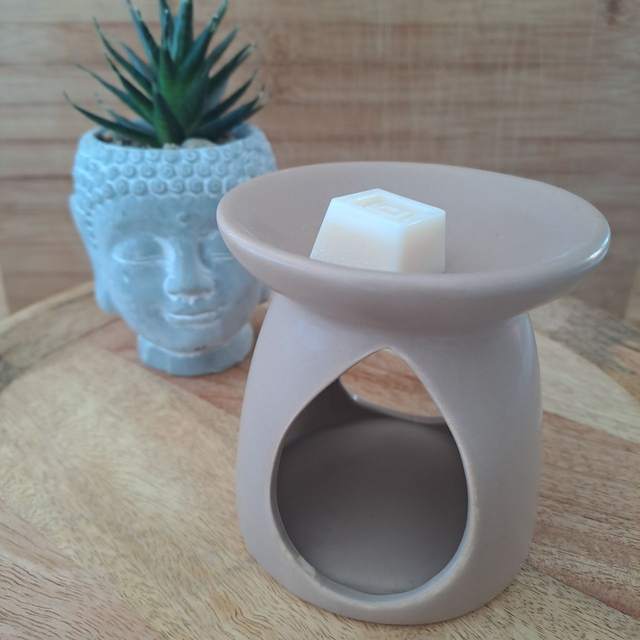 Brûle-parfum flamme marron