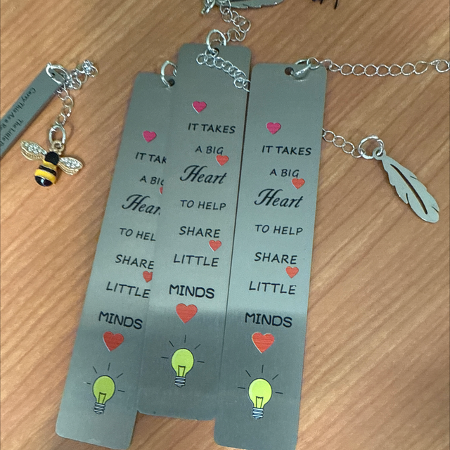 It takes a big heart bookmark