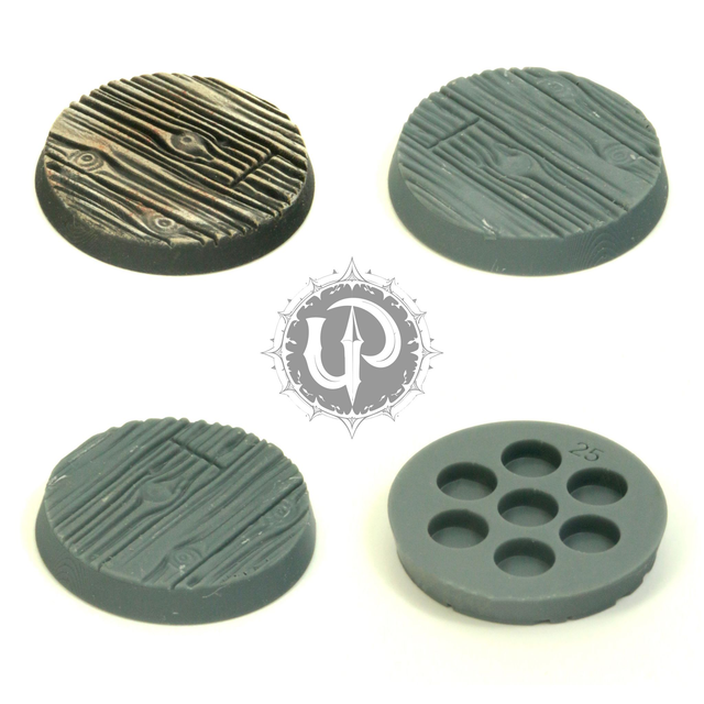 25mm Hardwood themed base