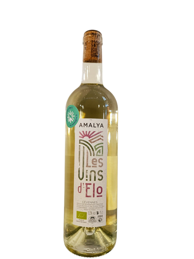 Blanc 2024 - Amalya -  LES VINS D'ELO - 75cl - 13.5%vol - Sans CRD - Bio