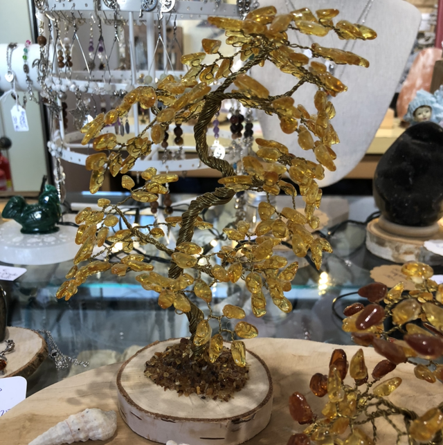 Grand arbre de vie en ambre 