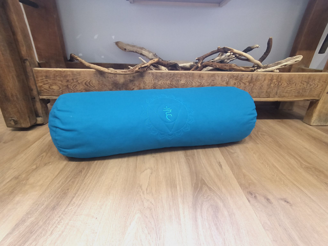 Grand bolster de yoga en laine de mouton