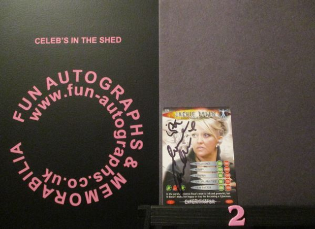 Camille Coduri - Battle In Time Authentic Autographed Trading Card #126 (2)