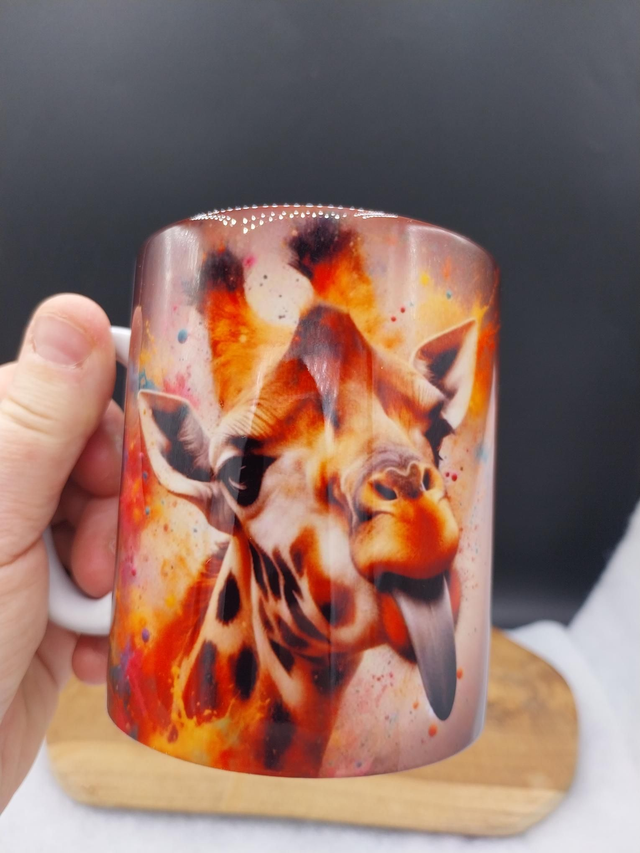 Mug  girafe tirant la langue 
