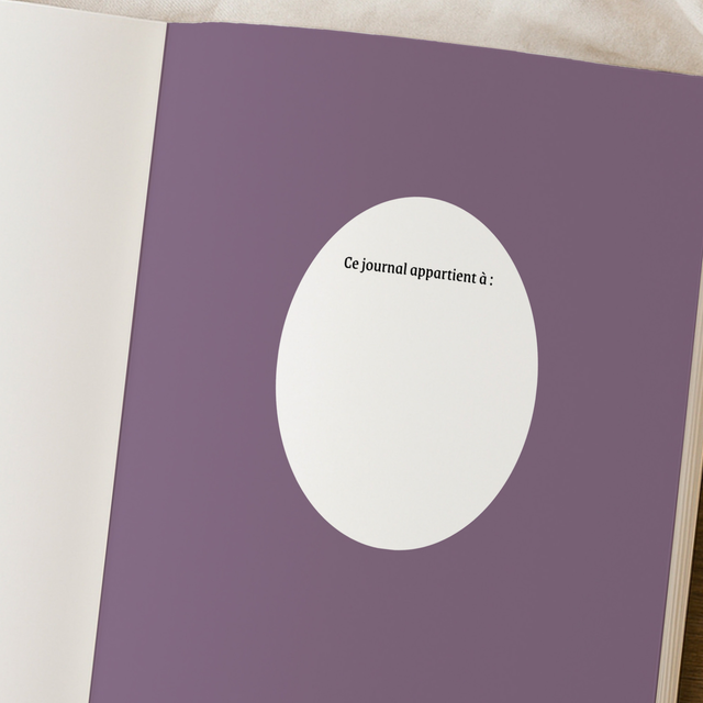 Journal de lecture 2 ans - Violet