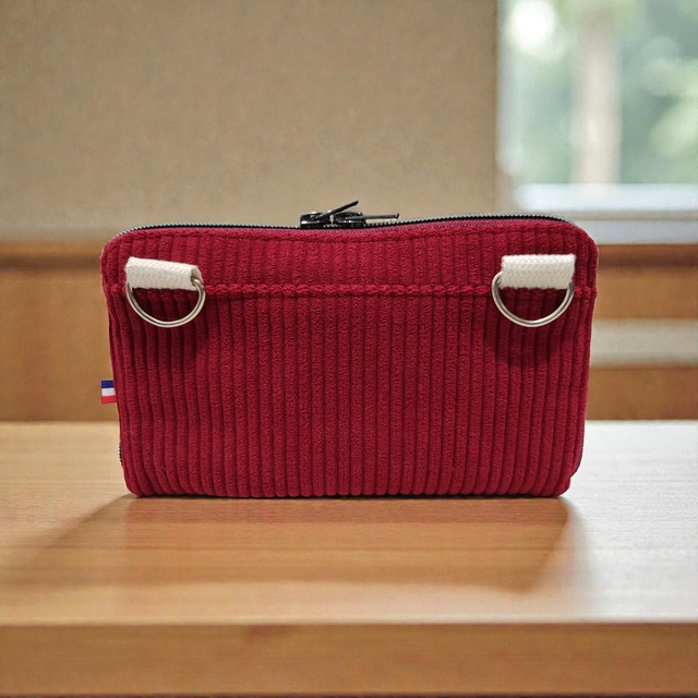 Pochette portefeuille bandoulière Jacky 