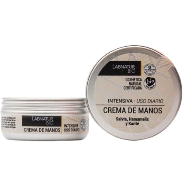 Crema de Manos Intensiva Salvia, Hamamelis y Karite Bio Vegan 50ml Labnatur
