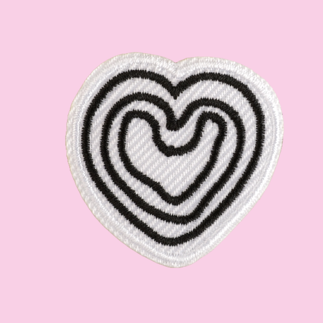 Black&White Melting Heart
