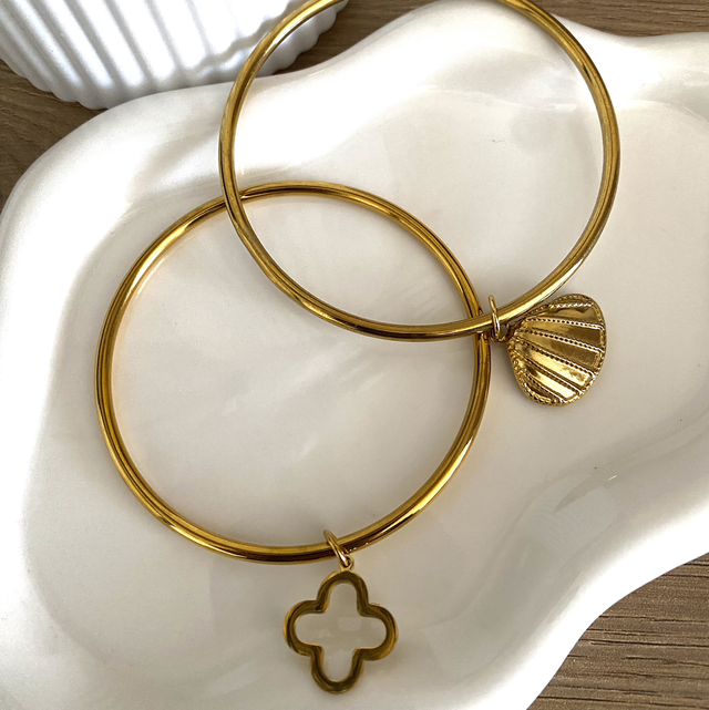 Bracelet breloque  trèfle 