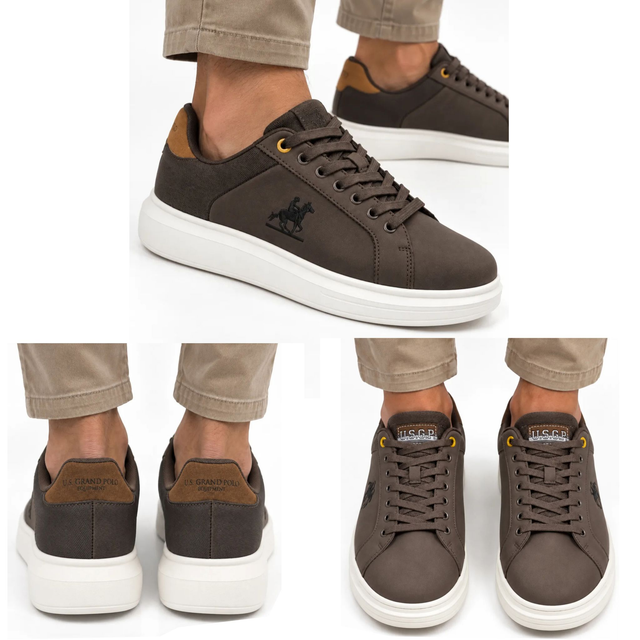 U.S. Grand Polo Sneakers Uomo Coffee