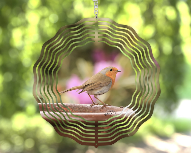 "Robby Robin" Wind Spinner     