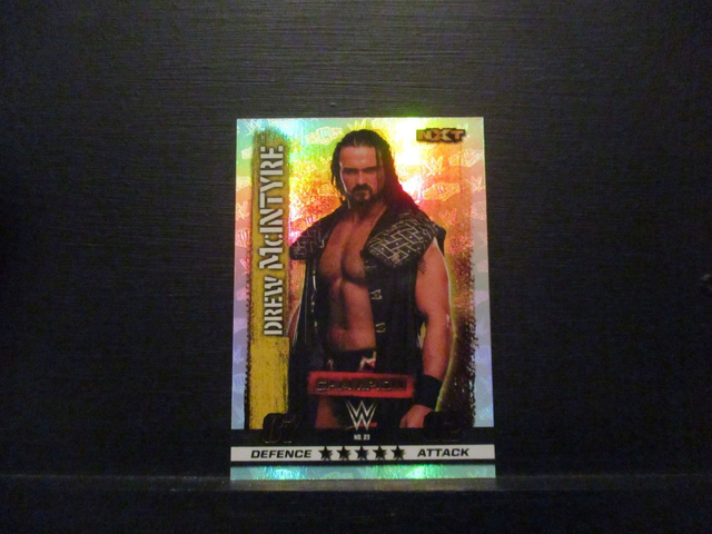Drew McIntyre - Champion Slam Attax 10th Edition Original Trading Card #23