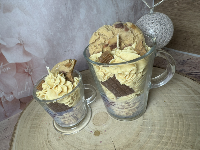 Bougie exquise cookie chocolat 